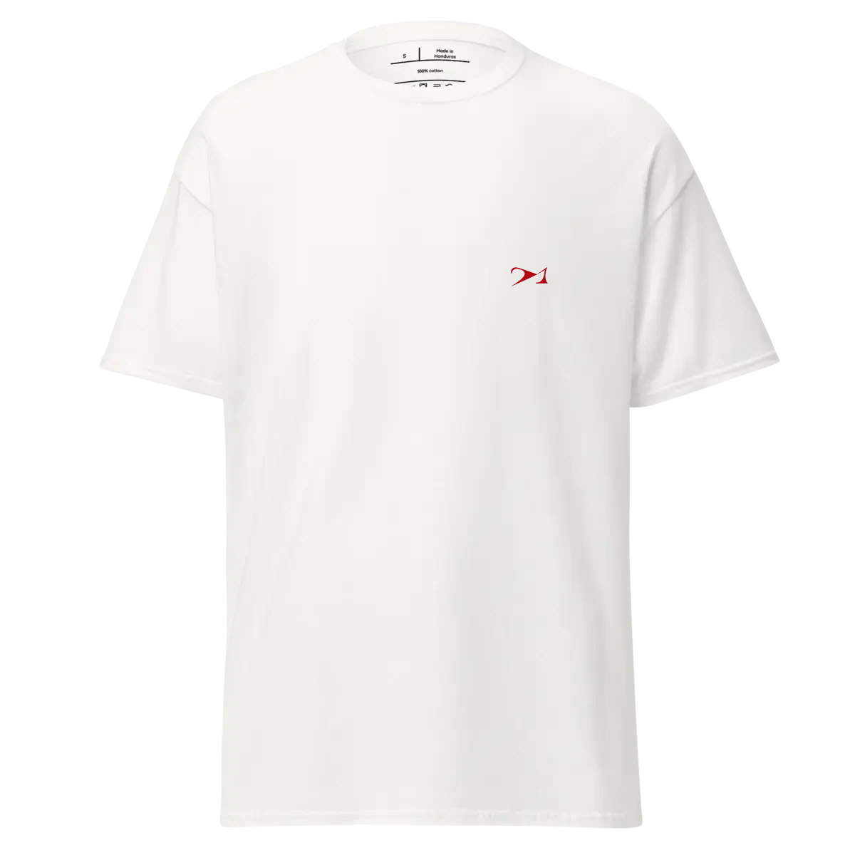 Front, red 2 greater than 1 logo